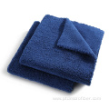 Plush microfiber cloth for heavy duty cleaning